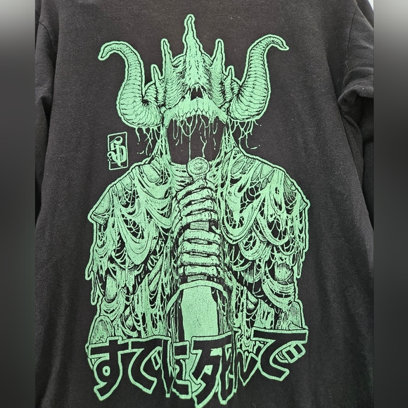 American Apparel Gothic Demon Long Sleeve - Size US M - Picture 2 of 7